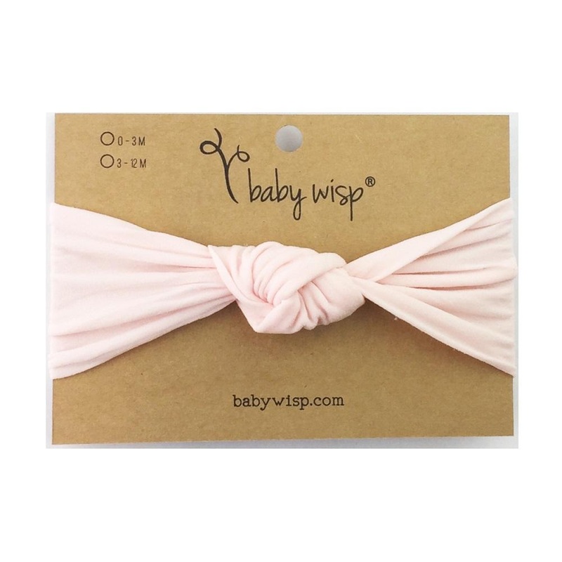 Baby Wisp Turban Knot Headband (Pale Pink)