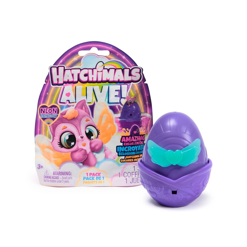 Hatchimals Alive Neon Rainbow – Assorted