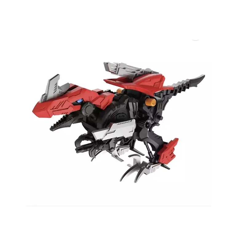 Johnco Velociraptor Armoured Dinosaur Robot Red