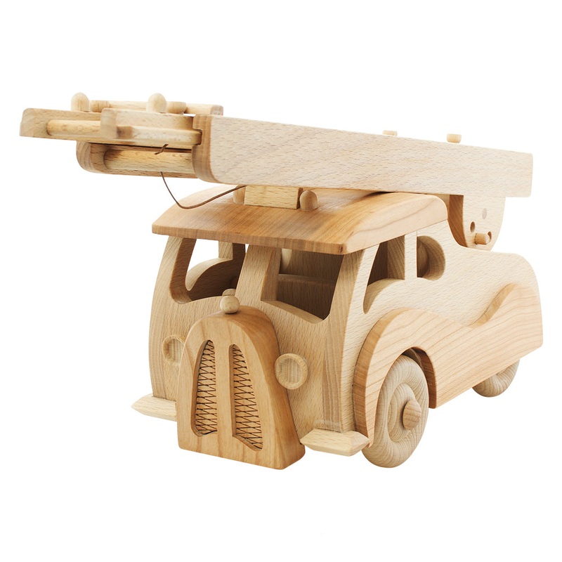 Large Wooden Fire Truck – Delia