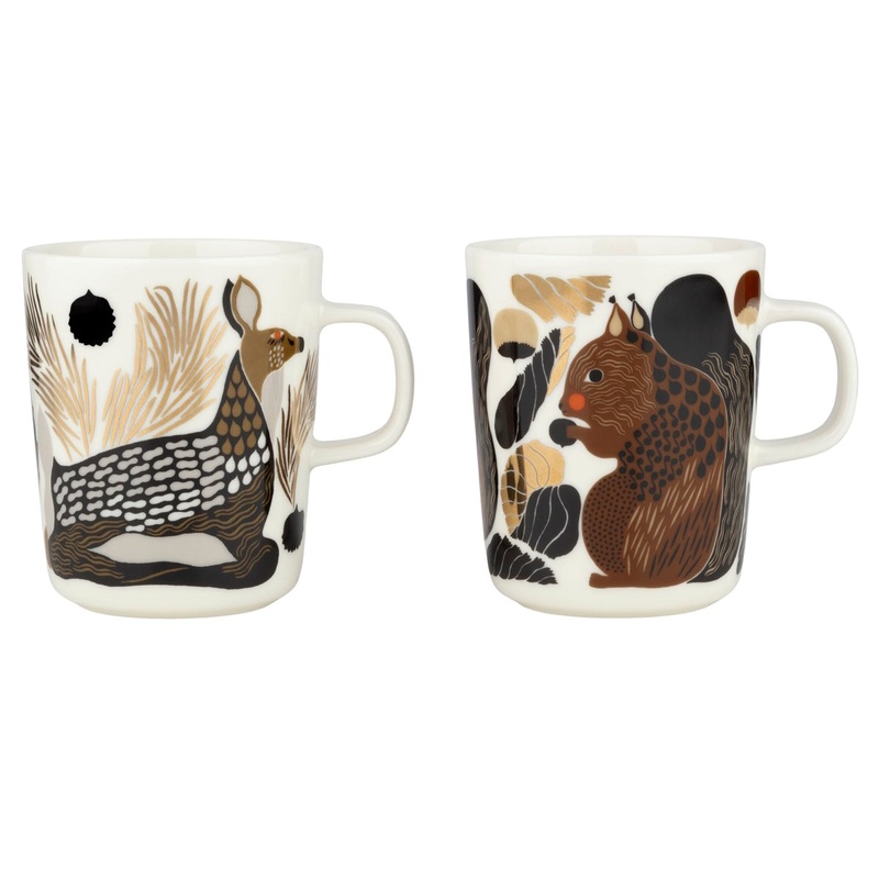 Marimekko Kurre & Peura Mug Set 2.5dl 2pk