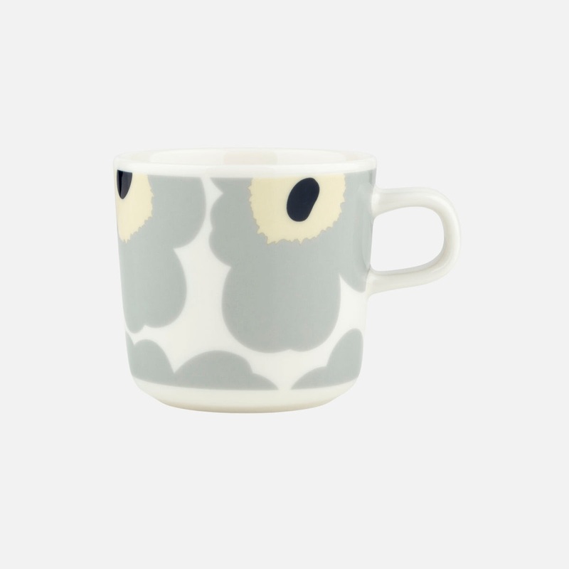 Marimekko Unikko Coffee Cup Grey 2dl