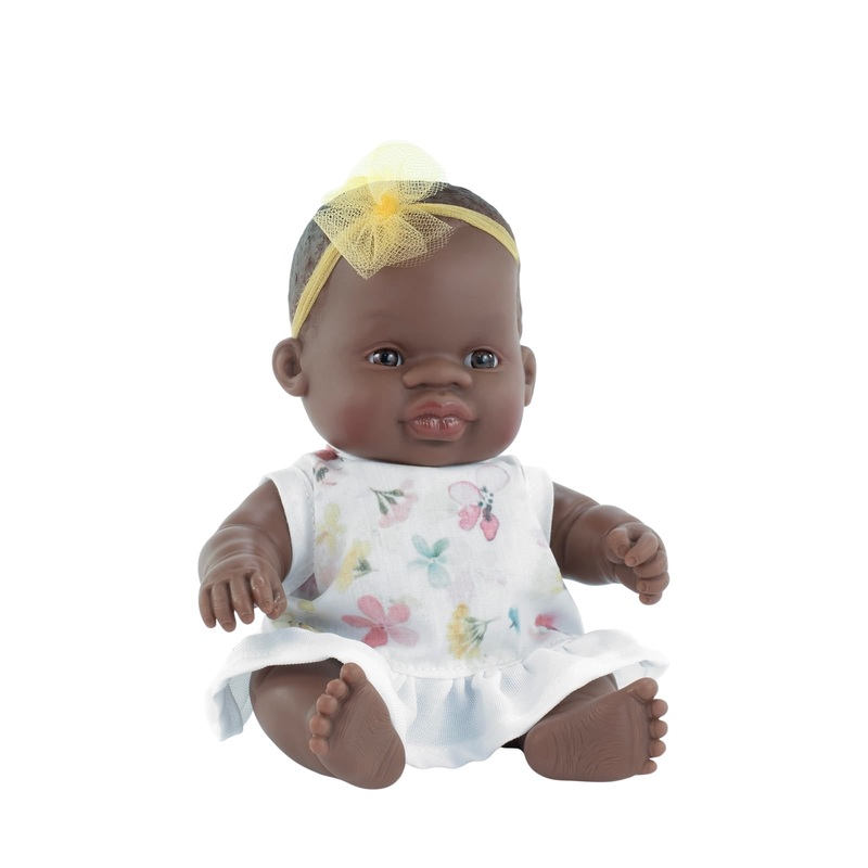 African Girl Dressed Baby Doll – 21cm