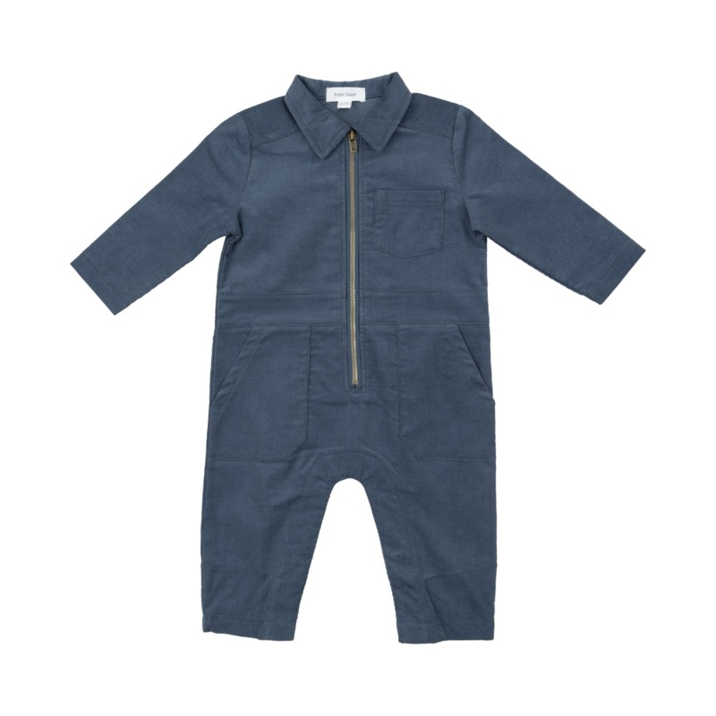 Retro Corduroy Jumpsuit – Solid Navy by Angel Dear – FINAL SALE