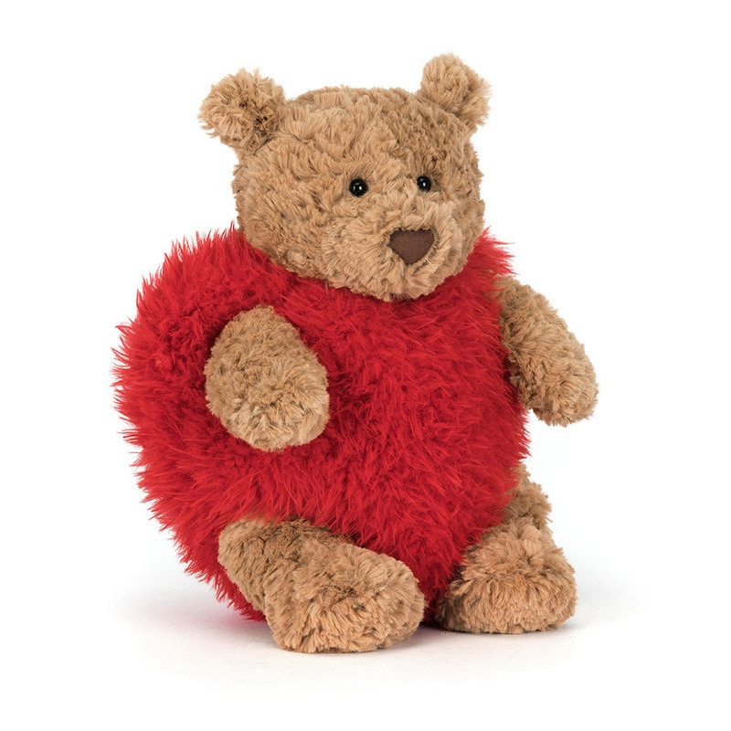 Bartholomew Bear Heartthrob – 10.25 Inch by Jellycat