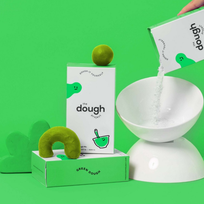 Play Dough DIY Mix – Green by The Dough Project