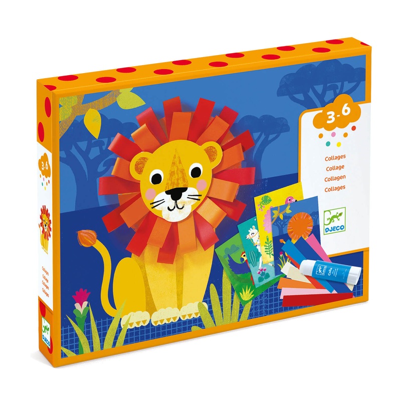 Paper Collage Craft Set – Animal Loops