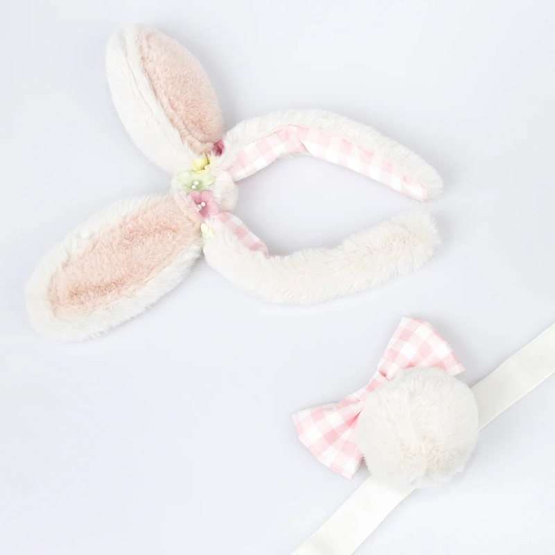 Plush Bunny Ears & Tail Set