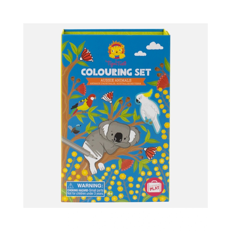 Tiger Tribe Colouring Set Aussie Animals