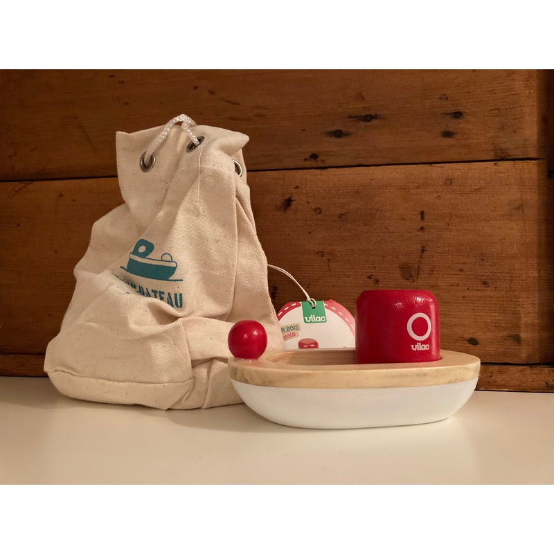 Wooden Toy – LITTLE BOAT for BATH-TIME!