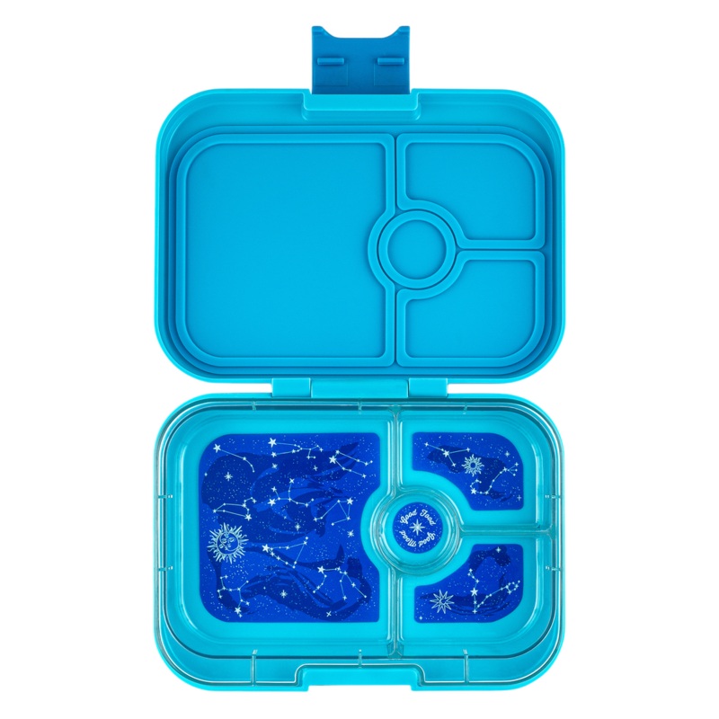 Yumbox Panino Leakproof Bento Box – 4 Compartment – Luna Aqua