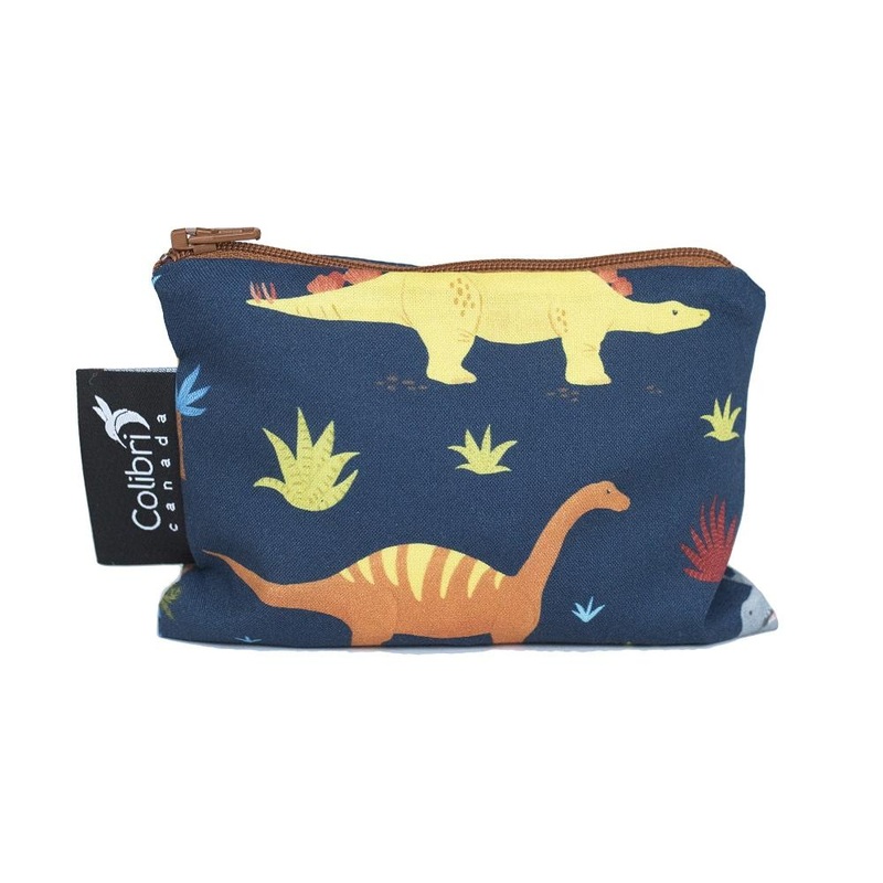 Colibri Reusable Snack Bag Small (Dinosaurs)