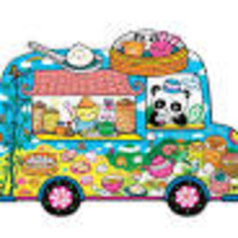 Dumpling Truck 75 Piece Shaped Scene Puzzle