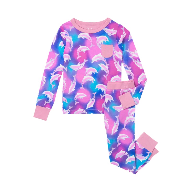 Hatley Pajama Set (Airbrush Dolphins)