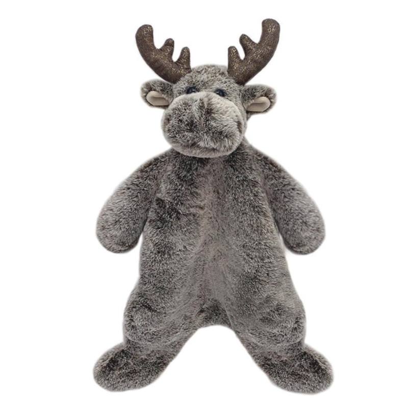 Marley Moose Plush Baby Security Blanket by Mon Ami