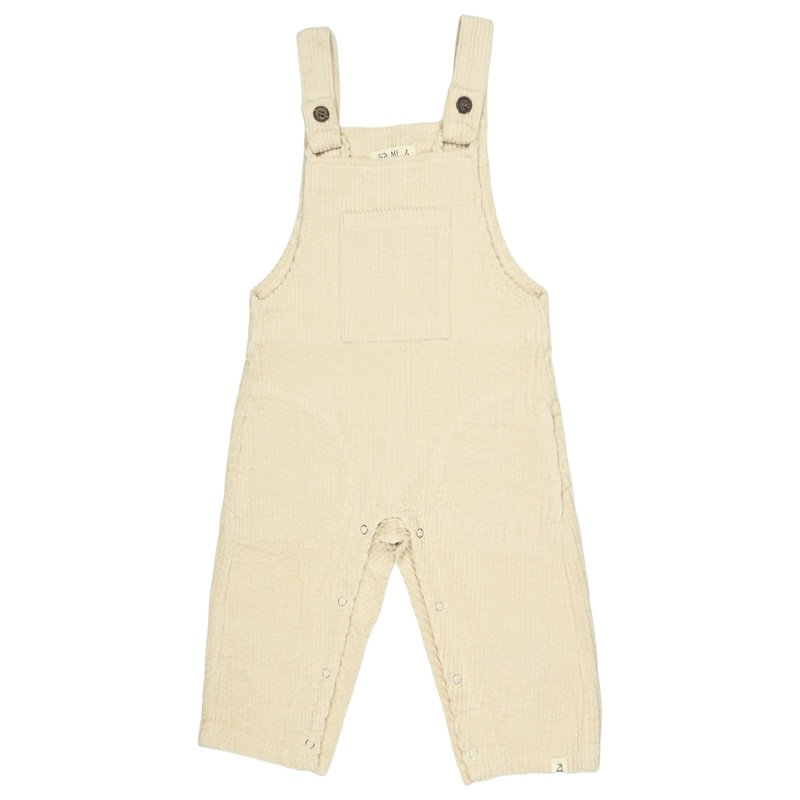 Me & Henry Galleon Chunkycord Overalls (Tan)