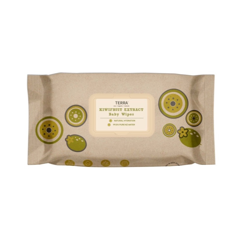 Baby Wipes – Kiwifruit 70 Pack by Terra
