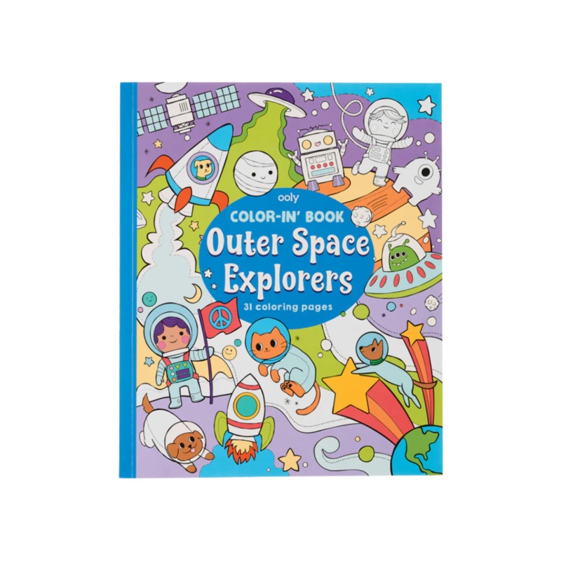 Color-in Book – Outer Space Explorers by OOLY