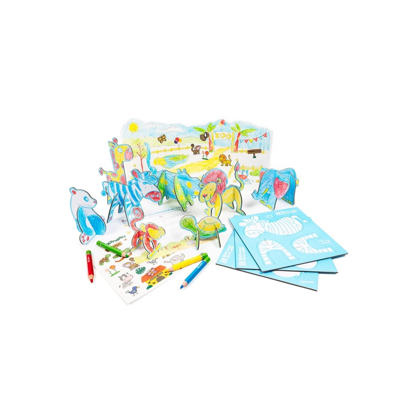 early stART Colour and Play Zoo Edition