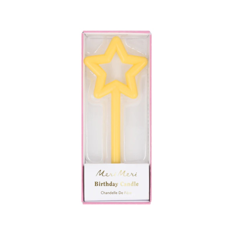 Slim Star Candle by Meri Meri