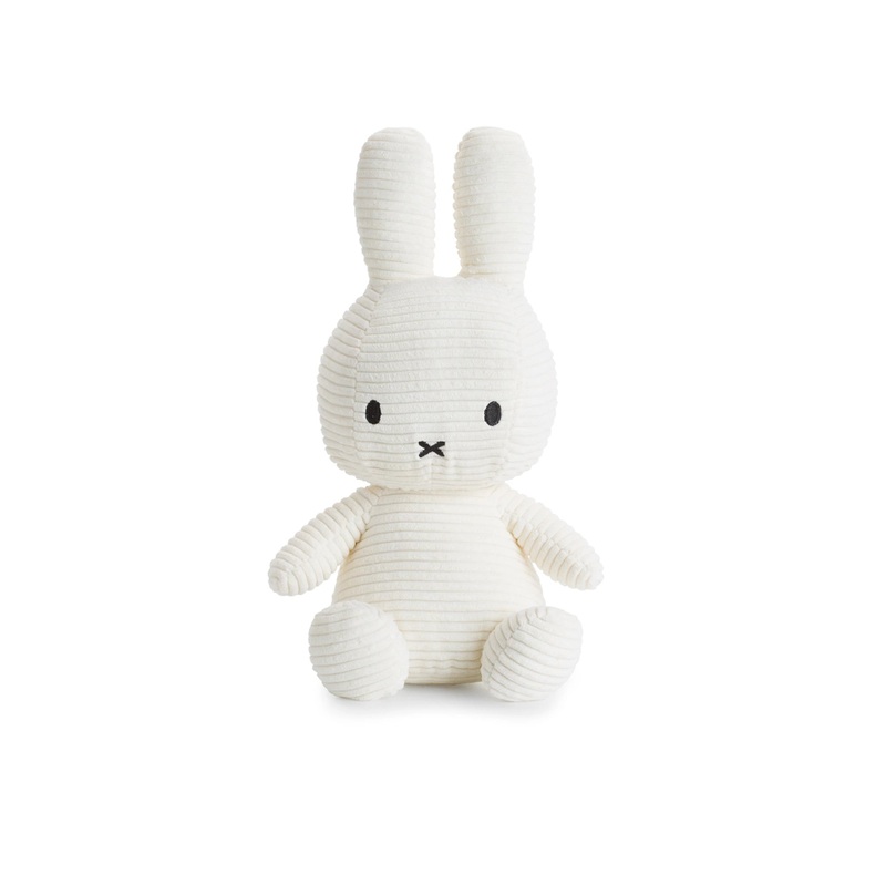 Miffy Sitting Corduroy Offwhite 23cm