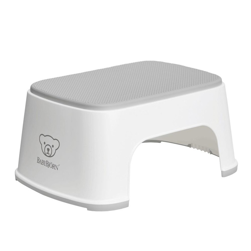 Baby Bjorn Step Stool (White/Grey)