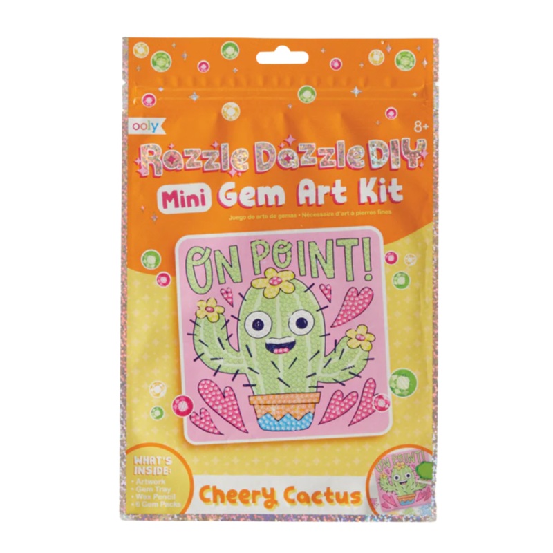 Cheery Cactus Razzle Dazzle Gem Art