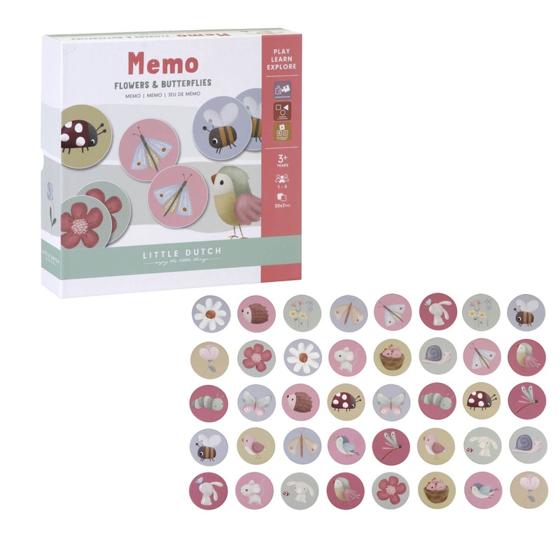 Memory Game – Flowers and Butterflies