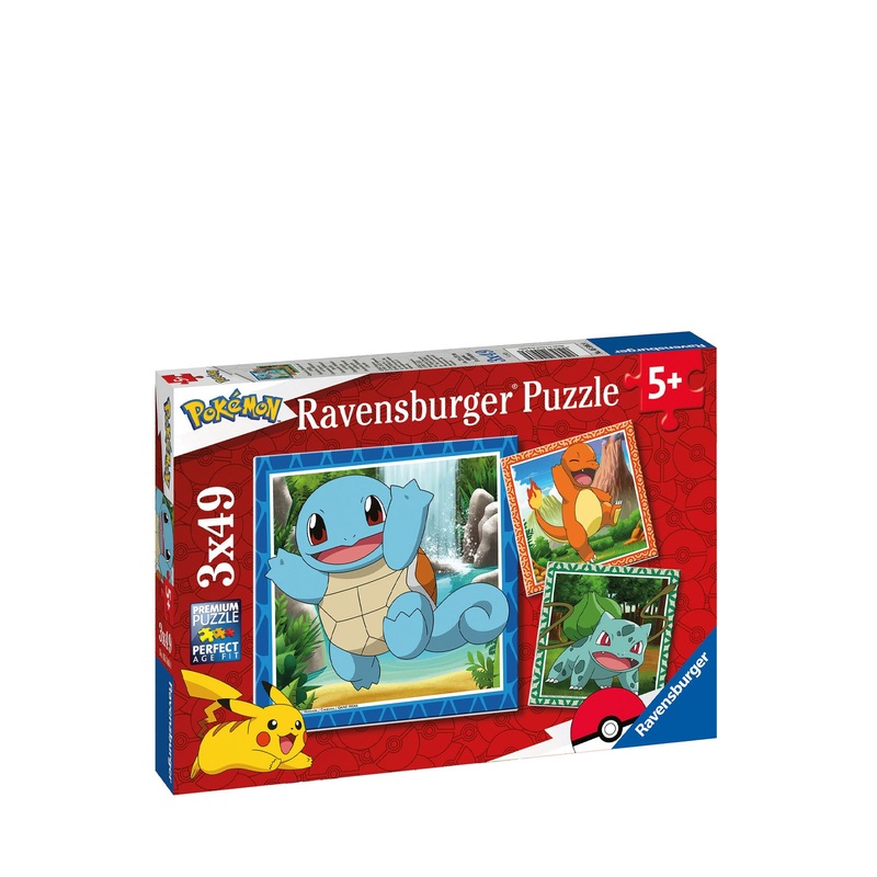 Pokemon – 3 x 49 Piece Puzzles