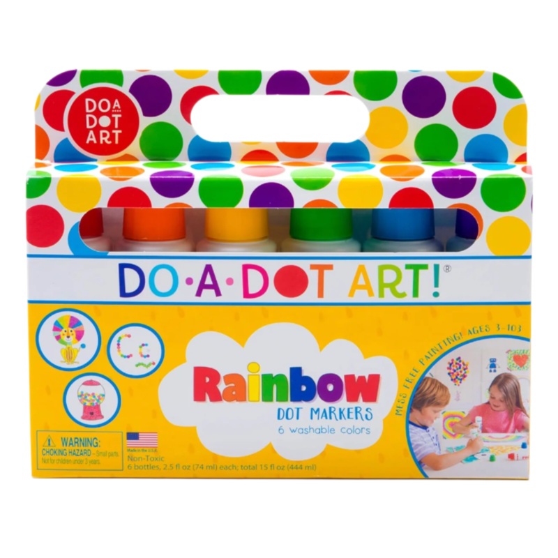 Rainbow Markers|4-Pack|6-Pack|4-Pack|6-Pack