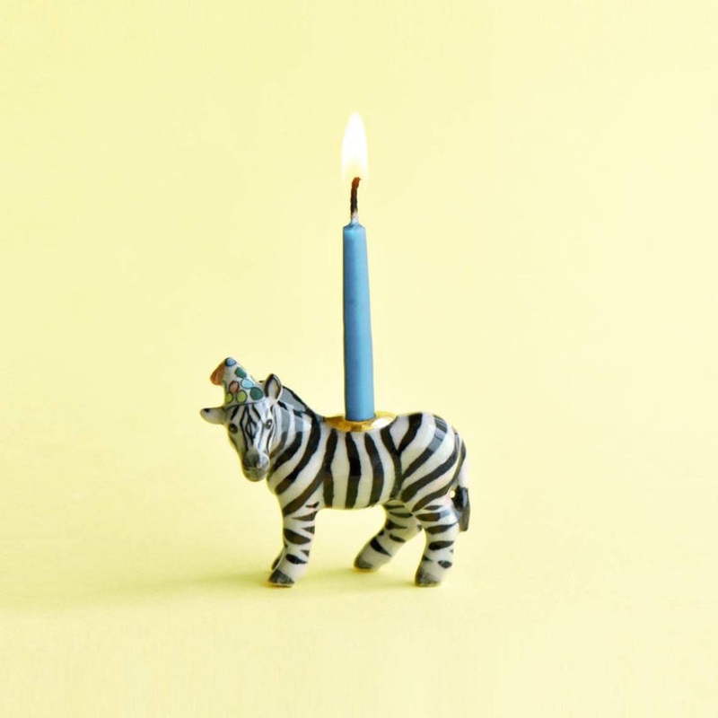 Zebra Party Animal Cake Topper by Camp Hollow