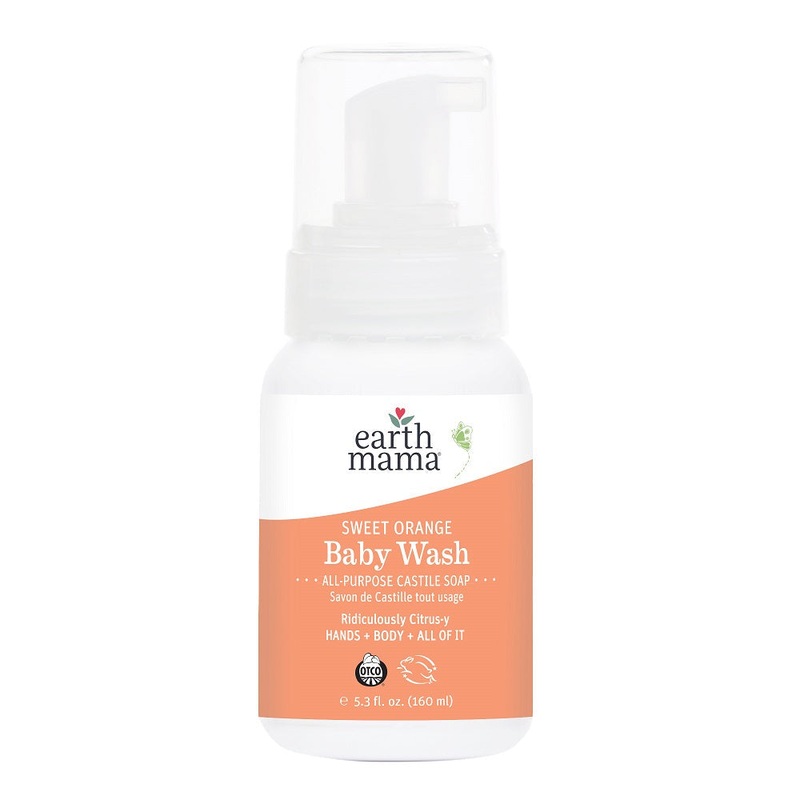 Earth Mama Sweet Orange Castile Baby Wash (160ml)