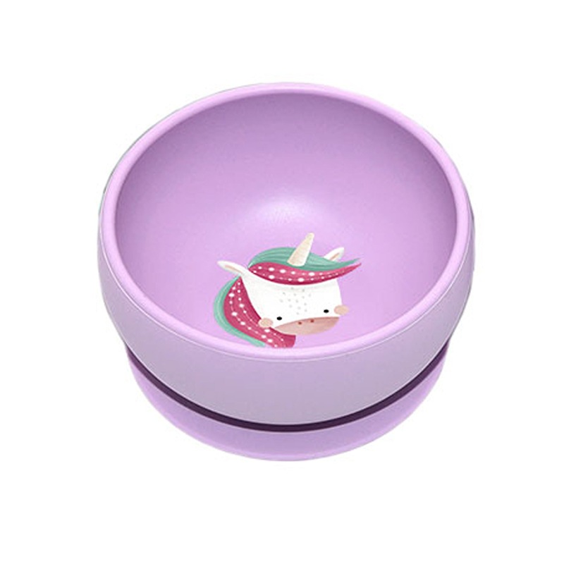 Sassi Silicone Meal Bowl Set Sparkly The Unicorn