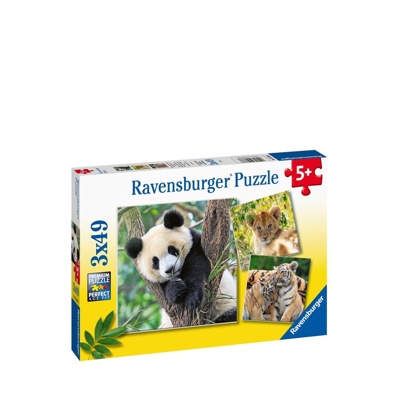 Wildlife – 3 x 49 Piece Puzzles