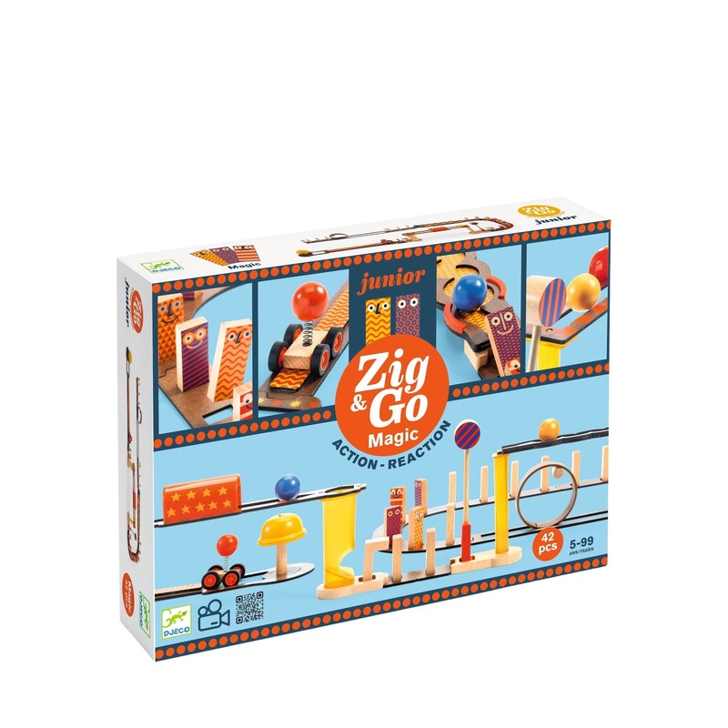 Zig and Go Construction Game – Magic 43 Pieces
