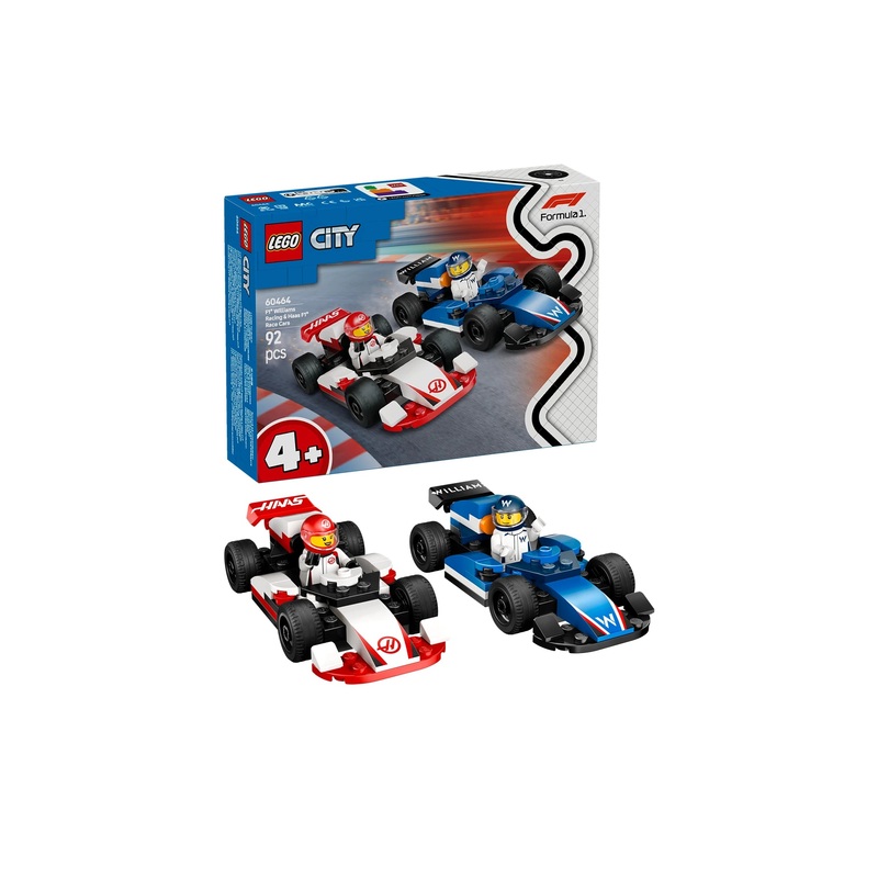 60464 F1 Williams Racing & Haas F1 Race Cars