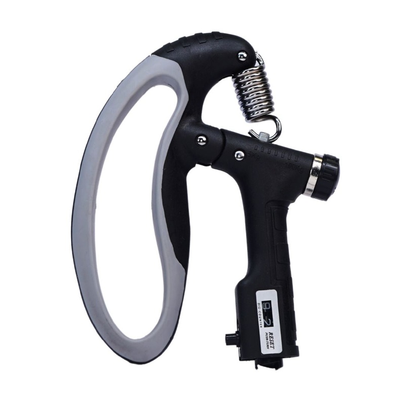 Adjustable Hand Gripper 5-120 Kg with Counter  Gym Equipment for Men & Women  Hand Grip Strengthener, Wrist, Finger, Forearm & Arm Exercise Tool  Hand Gripper 60 kg for Gym, Training & Rehab  BlackWhite