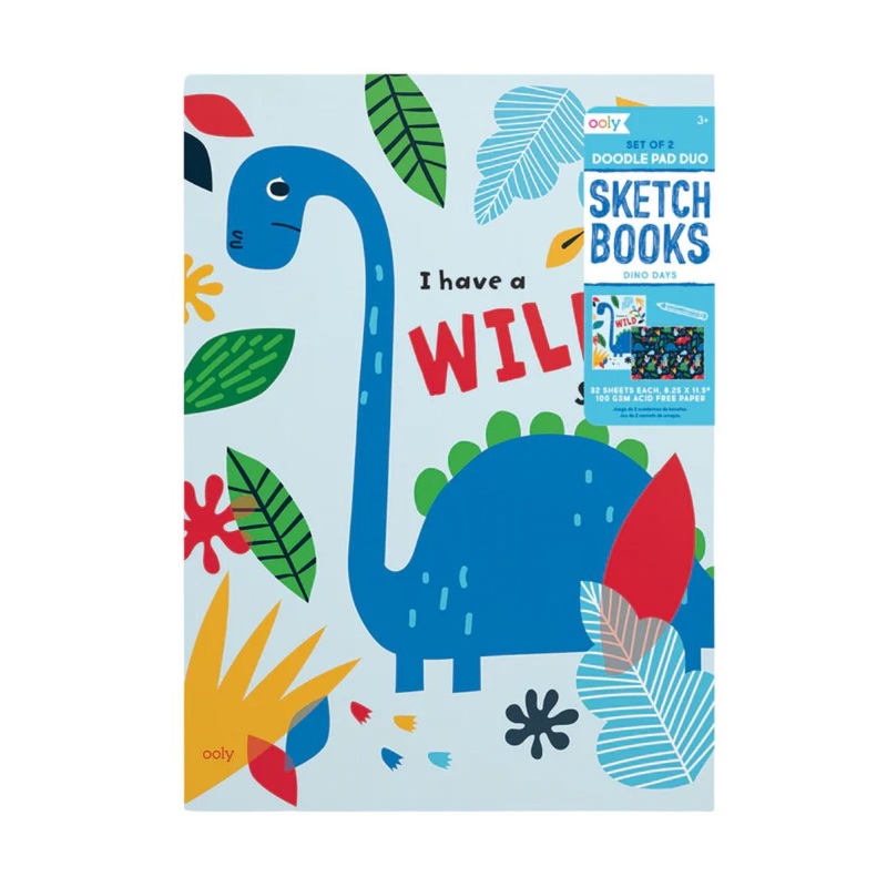 Doodle Pad Duo Sketchbooks – Dino Days by OOLY