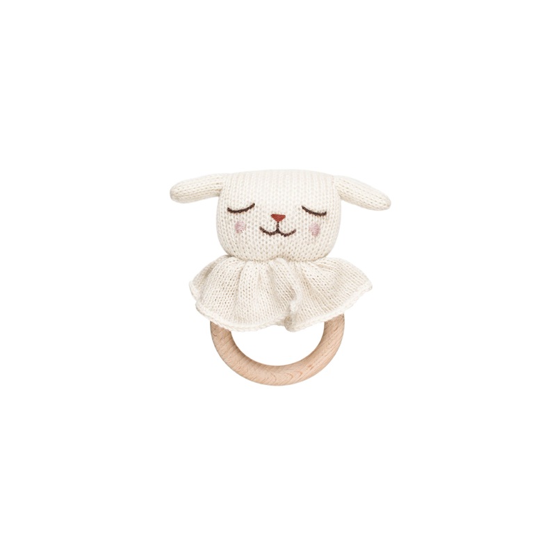 Lamb Teething Ring by Main Sauvage