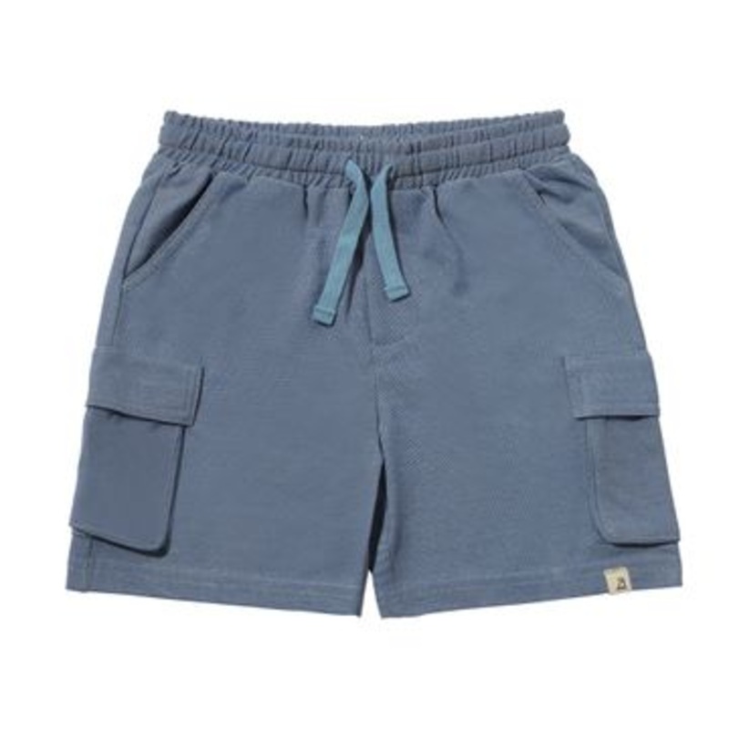 Me & Henry Brian Cargo Shorts (Blue Pique)