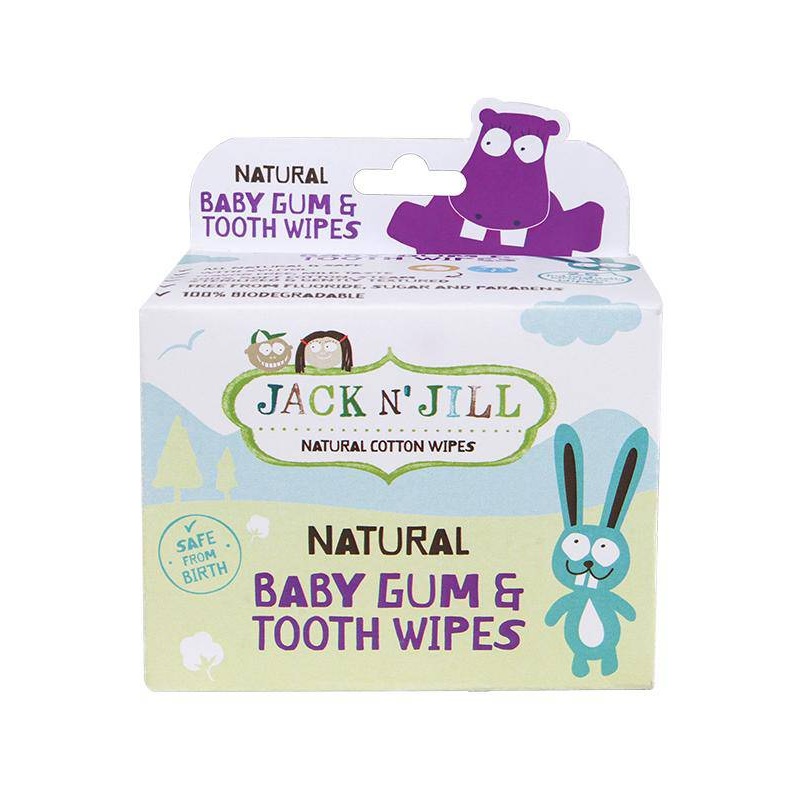 Baby Gum & Tooth Wipes, Natural Soft Cotton