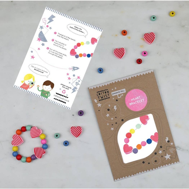 Make Your Own Heart Bracelet Kit by Cotton Twist