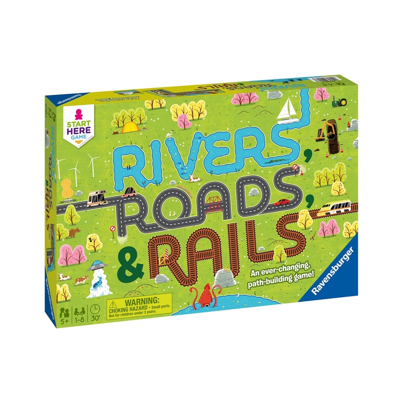 Ravensburger Rivers Roads And Rails Game