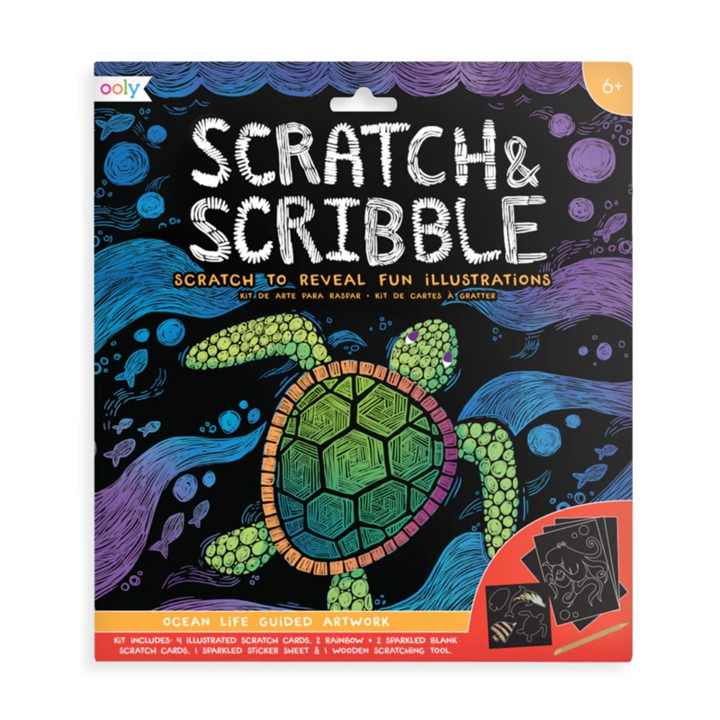 Scratch & Scribble – Ocean Life by OOLY
