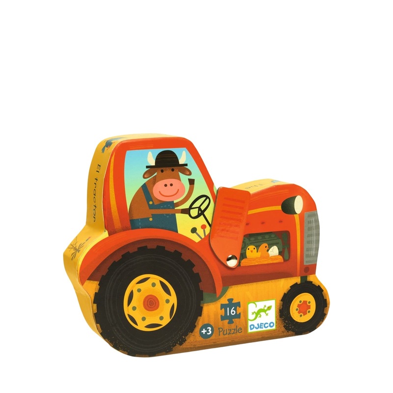 Silhouette 16 Piece Puzzle – The Tractor