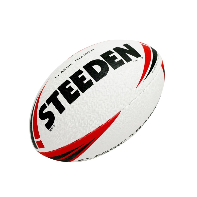 Steeden Classic Trainer White Red Size 5