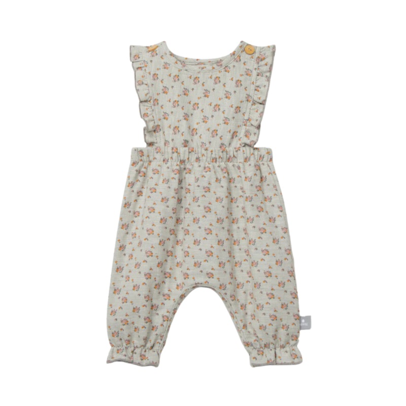Triple Gauze Floral Romper by Snug