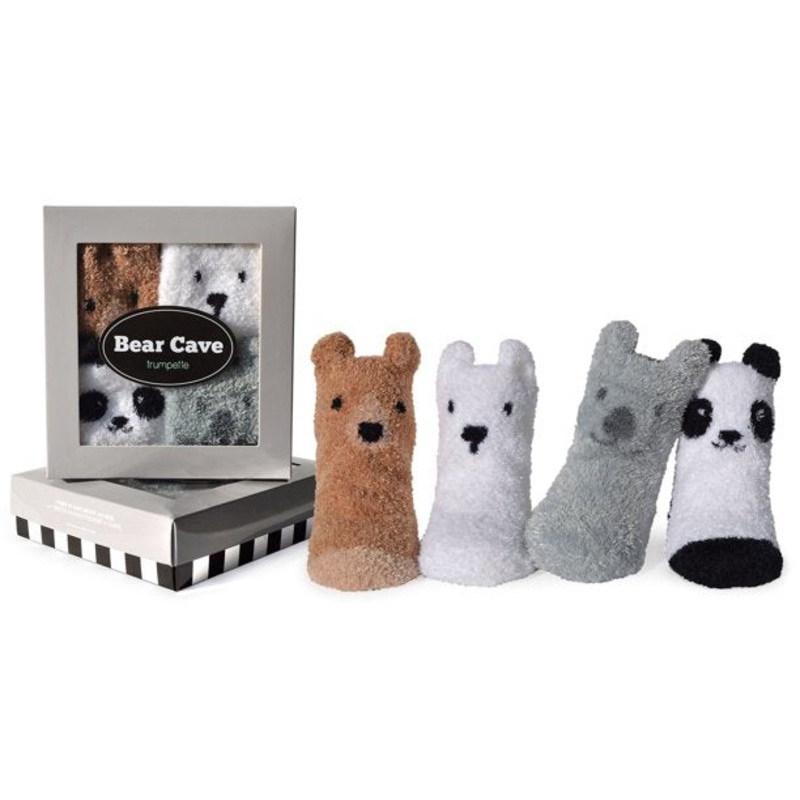 Bear Cave Socks – Set of 4 by Trumpette