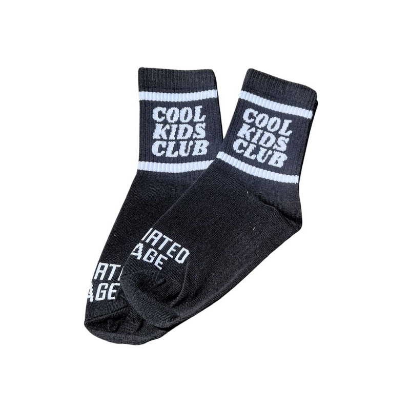 Cool Kids Club Socks – Black by Disohrted Vintage