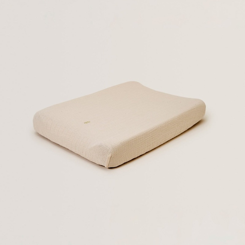 Eggshell Muslin Changing Mat Cover